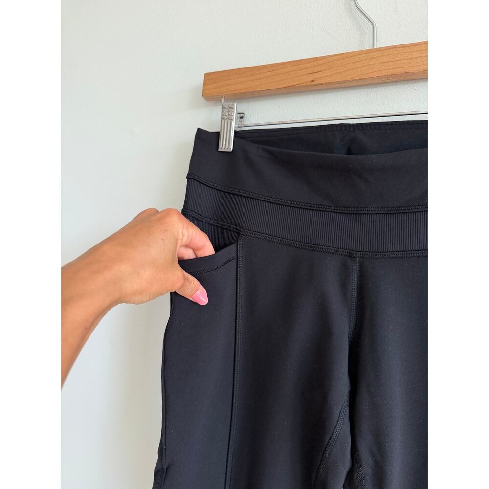 Lululemon Sun Salutation Pant Full-On Luon Activewear Leggings Black 8 NWT - Picture 8 of 9